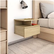 Wall bedside tables 2 pcs oak sonoma 40x31x27 cm chipboard - Night Stand