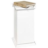 FMD Accent table with door 57.4 cm white 428723 - Side Table