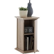 FMD Accent table with door 57.4 cm oak 428722 - Side Table