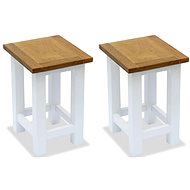 Docking tables 2 pcs 27x24x37 cm solid oak wood 3053419 - Side Table