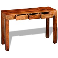 Console table with 3 drawers 80 cm solid sheesham wood - Console Table