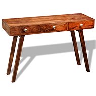 Console table with 3 drawers 80 cm solid sheesham wood - Console Table