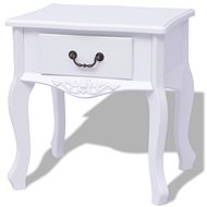 MDF white bedside table - Night Stand