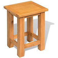 Side table 27x24x37 cm solid oak wood - Side Table