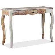 Side table with 3 drawers, solid sheesham, 110x40x76 cm - Side Table