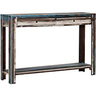 Console table made of solid wood 118x30x80 cm vintage - Console Table