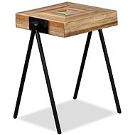 Massive recycled teak side table - Side Table