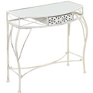 Side table in French style metal 82x39x76 cm white - Side Table