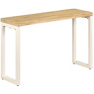 Console table 120x35x76 cm solid mango and steel - Console Table