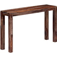 Cantilever table gray 120x30x76 cm solid sheesham wood - Console Table
