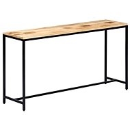 Console table 140x35x76 cm solid rough mango wood - Console Table