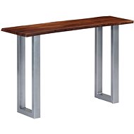 Cantilever table 115x35x76 cm acacia wood and iron - Console Table