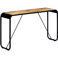 Konzolový stolík 140 × 35 × 76 cm masívne hrubé mangovníkové drevo - Konzolový stolík