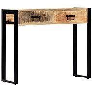 Konzolový stolík 90 x 30 x 75 cm masívne mangovníkové drevo - Konzolový stolík