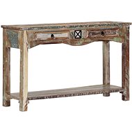 Console table 120x40x75 cm solid recycled wood - Console Table