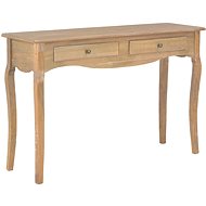 Console table with 2 drawers 120x35x76 cm solid pine - Console Table