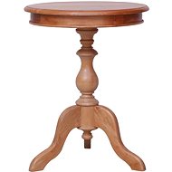 Natural side coffee table 50x50x65 cm solid mahogany - Side Table