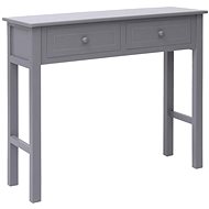 Console table gray 90x30x77 cm wood - Console Table