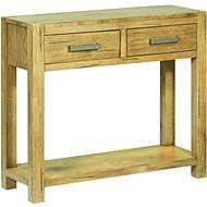 Cantilever table 83x30x73 cm rustic oak wood - Console Table