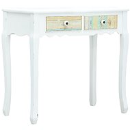 Cantilever table white 80x40x74 cm wood - Console Table