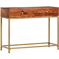 Console table 100x35x76 cm solid acacia wood - Console Table