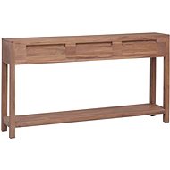 Console table 145x30x80 cm solid teak wood - Console Table