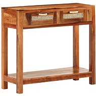 Console table 86x30x76 cm solid recycled wood - Console Table