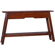 Cantilever table classic brown 120x30x75 cm solid mahogany - Console Table