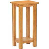 Side table 27x24x55 cm solid oak wood - Side Table