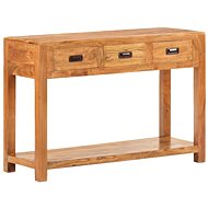 Console table 110x40x76 cm massive acacia sheesham surface - Console Table