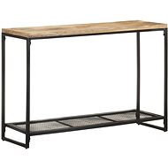 Cantilever table 110x35x75 cm solid mango wood - Console Table
