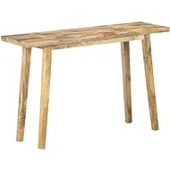 Cantilever table 120x35x75 cm thick mango wood - Console Table