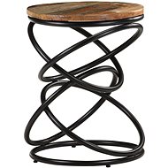End table 40x40x52 cm solid recycled wood - Side Table