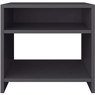 Bedside table gray 40x30x40 cm chipboard - Night Stand
