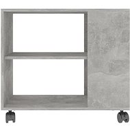 Side table concrete gray 70x35x55 cm chipboard - Side Table