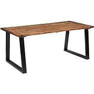 Jedálenský stôl masívne akáciové drevo 180 × 90 cm - Jedálenský stôl