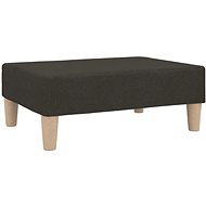 Shumee podnožka tmavě šedá 78×56×32 cm textil, 337675 - Taburet