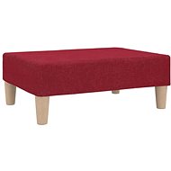 Shumee podnožka vínová 78×56×32 cm textil, 337683 - Taburet