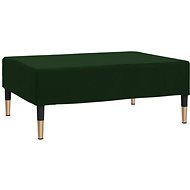 Shumee podnožka tmavě zelená 78×56×32 cm samet, 337700 - Taburet
