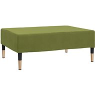 Shumee podnožka světle zelená 78×56×32 cm samet, 337701 - Taburet