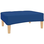 Shumee podnožka modrá 78×56×32 cm textil, 337721 - Taburet