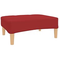 Shumee podnožka vínová 78×56×32 cm textil, 337724 - Taburet