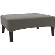 Shumee podnožka tmavě šedá 78×56×32 cm samet, 337729 - Taburet