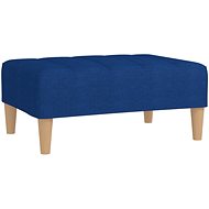 Shumee podnožka modrá 78×56×32 cm textil, 337751 - Taburet