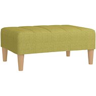 Shumee podnožka zelená 78×56×32 cm textil, 337752 - Taburet
