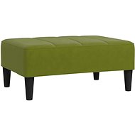 Shumee podnožka světle zelená 78×56×32 cm samet, 337761 - Taburet