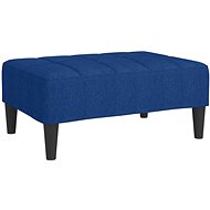 Shumee podnožka modrá 78×56×32 cm textil, 337782 - Taburet