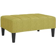 Shumee podnožka zelená 78×56×32 cm textil, 337783 - Taburet