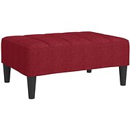 Shumee podnožka vínová 78×56×32 cm textil, 337785 - Taburet