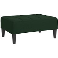 Shumee podnožka tmavě zelená 78×56×32 cm samet, 337791 - Taburet